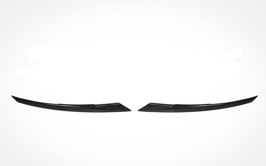 Honda Civic Type-R FK8 2017-2021 & Civic 10th Gen FC1/2/3/4/5/6/FK7 2017-2021 with Aftermarket Parts - V1 Style Front Grill & Eyelid Carbon Fiber/FRP from CMST Tuning