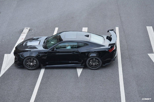 Chevrolet Camaro 6th Gen Z/28 2SS 1SS 3LT 2LT 1LT 2LS 1LS 2015-2024 & Camaro 6th Gen ZL1 2017-2024 with Aftermarket Parts - Widebody Style Front Fenders & Rear Quarter Panel Fender Carbon Fiber / FRP from CMST Tuning