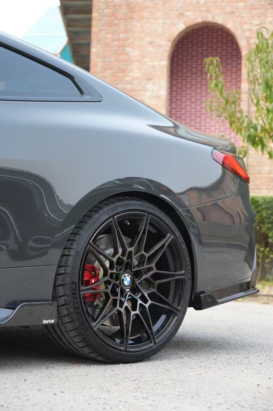 BMW 4 series 430i M440i G22 G23 2020-ON with Aftermarket Parts - Rear Diffuser & Canards Pre-preg Carbon Fiber from Karbel Carbon