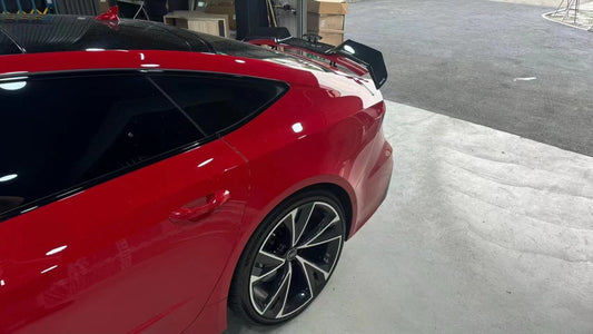 Audi RS7 S7 A7 C8 2019-ON with Aftermarket Parts - Rear Spoiler Pre-preg Carbon Fiber from Karbel Carbon