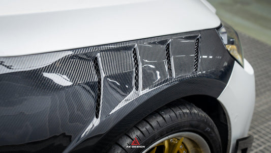 BMW M2 & M2C G87 2023 2024 with Aftermarket Parts - AE Style Front Fenders Carbon Fiber from ArmorExtend