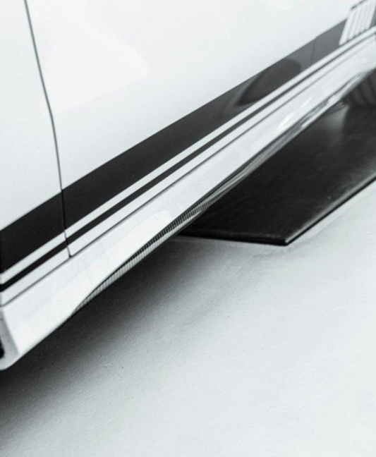 Mercedes Benz CLA-Class CLA45/S CLA35 CLA250 C118 2020-ON with Aftermarket Parts - Side Skirts Trim Cover Carbon Fiber / FRP