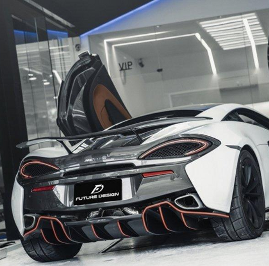 Future Design NVT Style Rear Wing for McLaren 540C 570S 570GT 2016-2020 Carbon Fiber / FRP