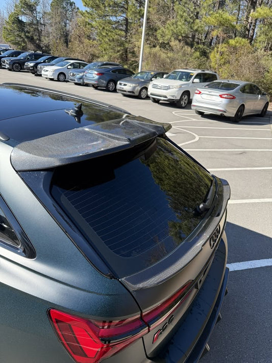 Future Design Blaze Carbon Fiber REAR SPOILER for Audi RS6 C8 2020-2022 - Performance SpeedShop