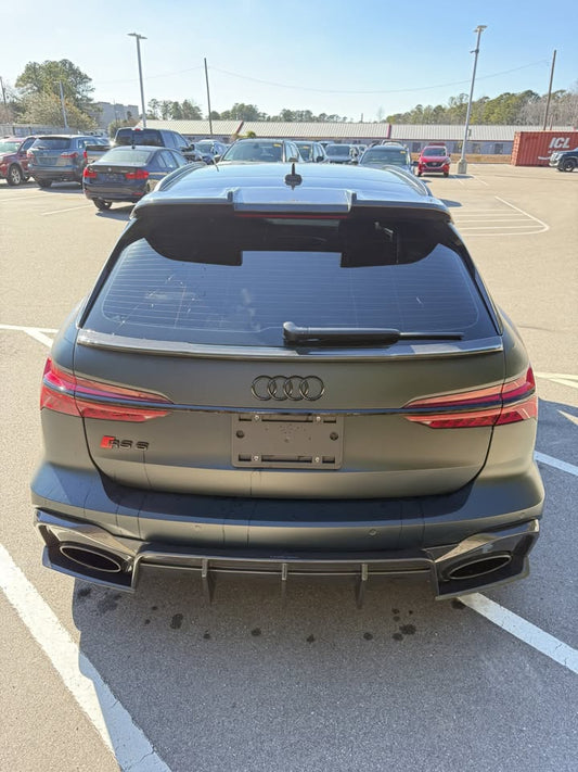 Future Design Blaze Carbon Fiber REAR SPOILER for Audi RS6 C8 2020-2022 - Performance SpeedShop