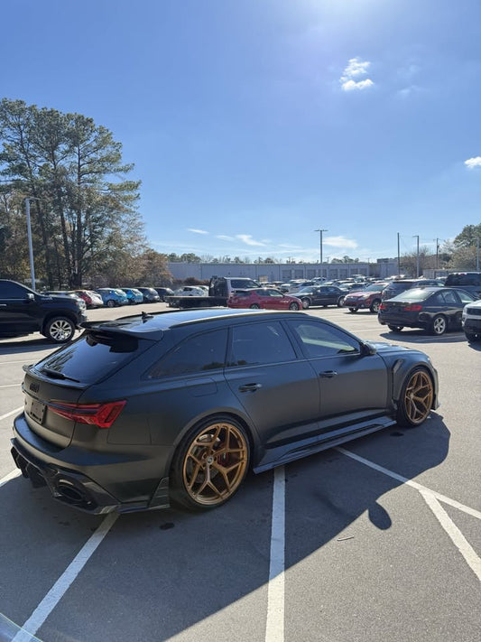 Future Design Blaze Carbon Fiber SIDE SKIRTS for Audi RS6 C8 2020-2025