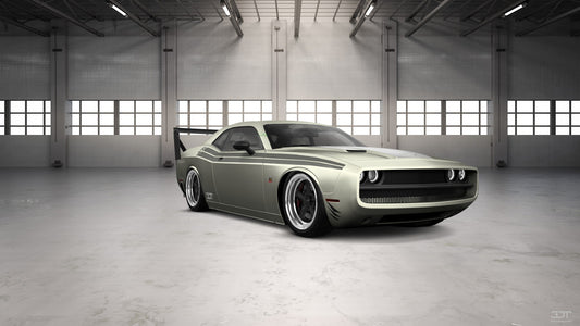 Robot Craftsman "CHOPPER" Front Bumper for Dodge Challenger Demon Redeye Hellcat T/A Carbon Fiber / FRP