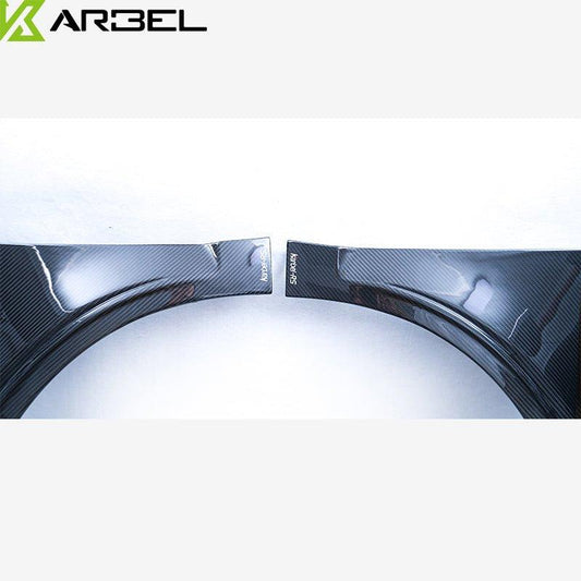 Audi S3 A3 8V.5 2015 2016 2017 2018 2019 2020 & RS3 8V.5 2018 2019 2020 With Aftermarket Parts - Front Fenders Pre-preg Carbon Fiber from Karbel Carbon