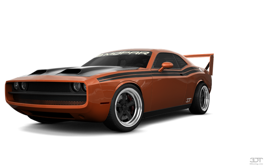 Robot Craftsman "CHOPPER" Front Bumper for Dodge Challenger Demon Redeye Hellcat T/A Carbon Fiber / FRP