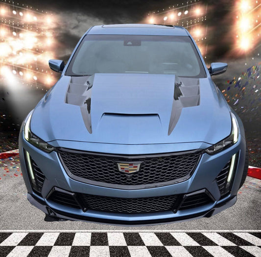 Robot Craftsman "PRISM" Hood Bonnet for Cadillac CT5 CT5-V Blackwing Carbon Fiber/FRP