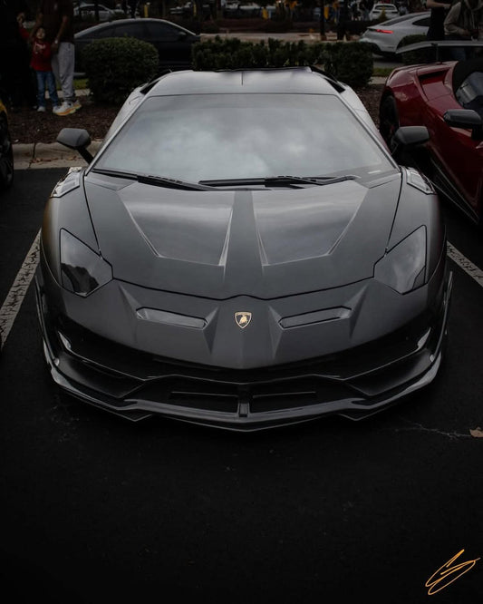 Aero Republic Carbon Fiber Hood Bonnet Ten Style Lamborghini Aventador LP700 Pre-preg Carbon Fiber Hood Bonnet Ten Style