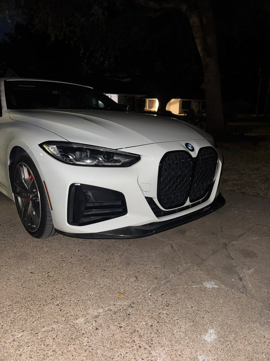 Future Design FD MPS Carbon Fiber Front Lip for BMW 4 Series G22 2021-ON