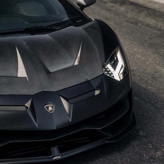 Aero Republic Carbon Fiber Hood Bonnet Ten Style Lamborghini Aventador LP700 Pre-preg Carbon Fiber Hood Bonnet Ten Style