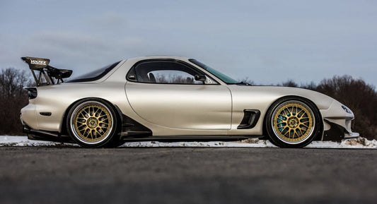 Mazda RX-7 FD3S 1993 1994 1995 with Aftermarket Parts - RE Style Fender Outlet Duct FRP from EPR USA