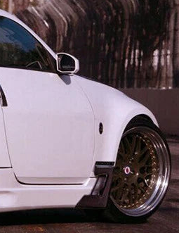 EP Racing Side Skirts Extension for Nissan 350Z Nismo Performance Anniversary Grand Touring Base Fairlady Z Z33 Carbon Fiber