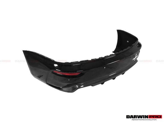 DarwinPRO 2016-2020 Rolls-Royce Wraith/Dawn BKSS Style Partial Carbon Fiber Rear Bumper