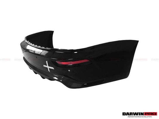 DarwinPRO 2016-2020 Rolls-Royce Wraith/Dawn BKSS Style Partial Carbon Fiber Rear Bumper