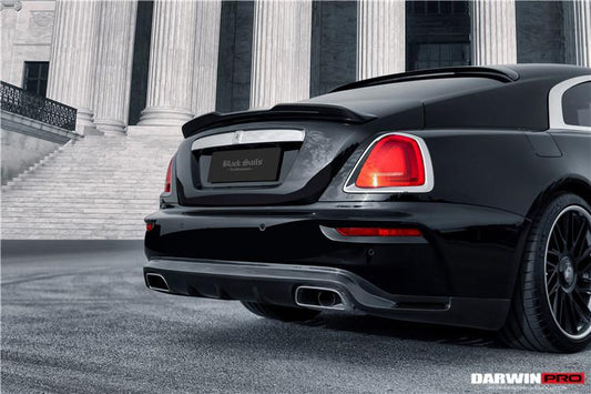 DarwinPRO 2016-2020 Rolls-Royce Wraith/Dawn BKSS Style Partial Carbon Fiber Rear Bumper