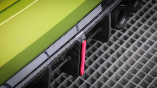 BMW M3 G80 G81 2021 2022 2023 2024 & M4 G82 G83 2021 2022 2023 2024 with Aftermarket Parts - AE V2 Style Rear Diffuser & Canards Carbon Fiber from ArmorExtend