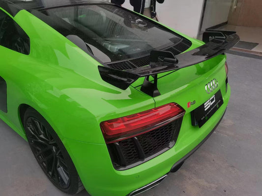Aero Republic Pre-preg Carbon Fiber Rear Spoiler Wing P Style for Audi R8 Coupe 2016-2023 Gen 2