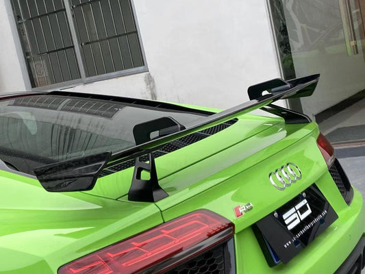 Aero Republic Pre-preg Carbon Fiber Rear Spoiler Wing P Style for Audi R8 Coupe 2016-2023 Gen 2