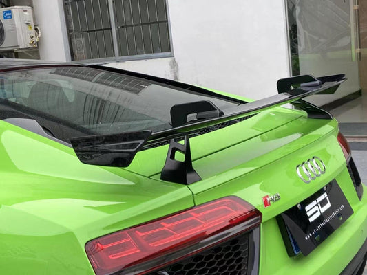 Aero Republic Pre-preg Carbon Fiber Rear Spoiler Wing P Style for Audi R8 Coupe 2016-2023 Gen 2