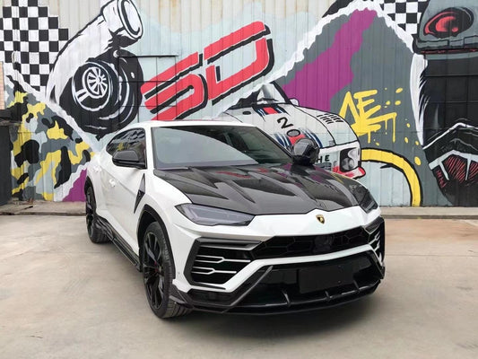 Lamborghini Urus Aftermarket Parts - TC Style Carbon Fiber Vented Hood Bonnet