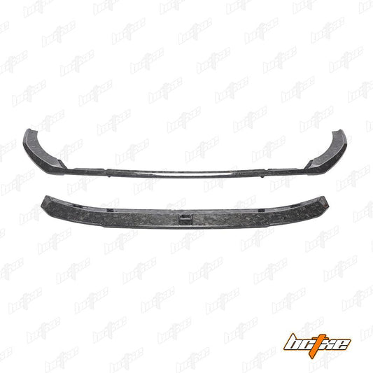 Audi S4 / A4 (with S-line bumper) B9.5 2020 2021 2022 2023 2024 with Aftermarket Parts - V2 Front Lip Pre-preg Carbon Fiber from BCTXE Tuning