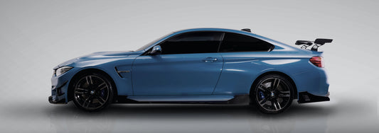 MAD Style BMW F30 F32 M3 M4 GT Carbon Fiber Canards