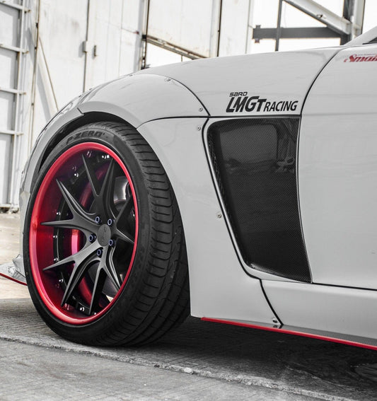 Jaguar F-Type SVR R S Base 2014-ON with Aftermarket Parts - Front Fenders Carbon Fiber / FRP from CMST Tuning
