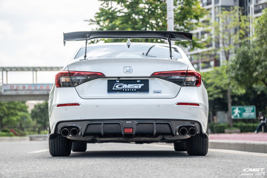 Honda Civic 11th Gen FE1 FE2 FE4 2022-ON with Aftermarket Parts - Side Skirts Carbon Fiber / FRP from CMST Tuning