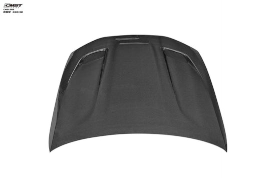 BMW 5 series M550 540 530 G30 (fits both Pre-LCI & LCI) 2017-ON & M5/M5C F90 (Fits Both Pre-LCI & LCI) 2018-ON with Aftermarket Parts - Vented V2 Style Carbon Fiber & FRP Hood Bonnet from CMST Tuning