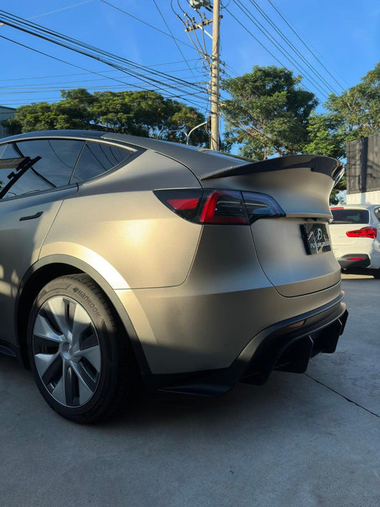 Future Design Carbon Fiber FD V2 REAR SPOILER for Tesla Model Y / Performance