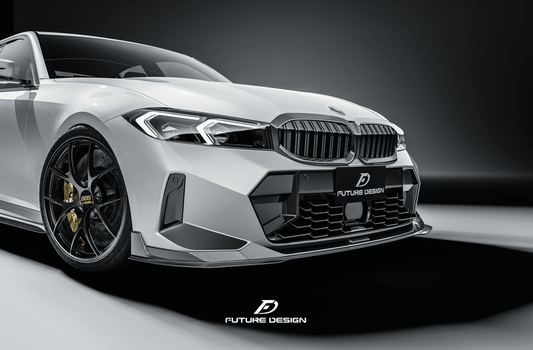 Future Design FD V1 Carbon Fiber Front Splitter for BMW G20 / G21 3 Series M340i 330i 2023-ON LCI