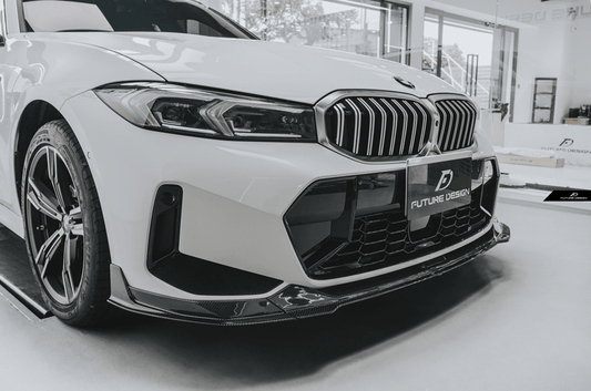 Future Design FD V1 Carbon Fiber Front Splitter for BMW G20 / G21 3 Series M340i 330i 2023-ON LCI