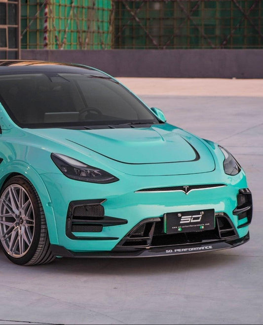SD Carbon Hood Bonnet For Tesla Model Y / Performance