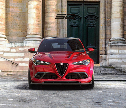 SD Carbon Partial Carbon Fiber Widebody Kit For Alfa Romeo Stelvio