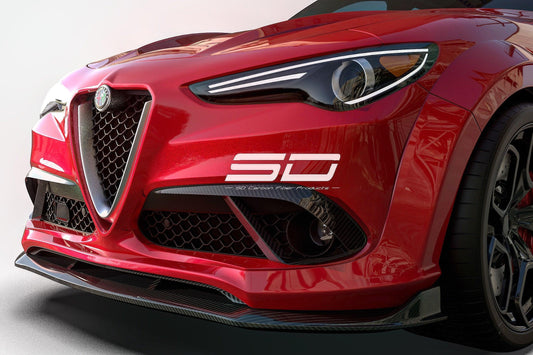 SD Carbon Partial Carbon Fiber Widebody Kit For Alfa Romeo Stelvio