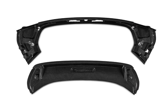Ferrari SF90 Stradale & Spider 2021 2022 2023 2024 2025 with Aftermarket Parts - OEM Style Assetto Fiorano Rear Spoiler Pre-preg Carbon Fiber from Aero Republic