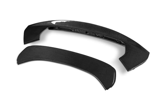Ferrari SF90 Stradale & Spider 2021 2022 2023 2024 2025 with Aftermarket Parts - OEM Style Assetto Fiorano Rear Spoiler Pre-preg Carbon Fiber from Aero Republic