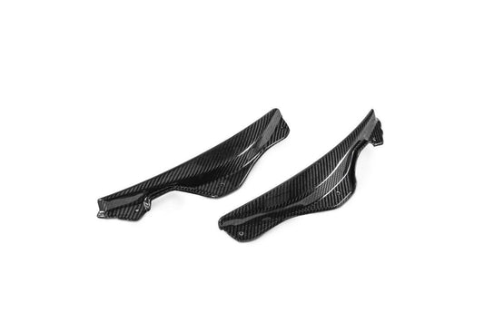Ferrari SF90 Stradale & Spider 2021 2022 2023 2024 2025 with Aftermarket Parts - OEM 1:1 Style Replacement Front Bumper Corner Small Trim Pre-preg Carbon Fiber from Aero Republic