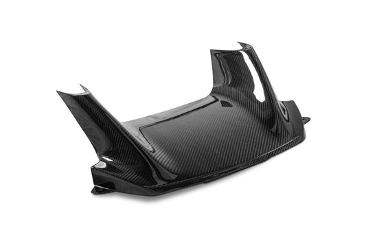 Ferrari SF90 Stradale & Spider 2021 2022 2023 2024 2025 with Aftermarket Parts - OEM 1:1 Style Replacement Front Center Intake Trim Pre-preg Carbon Fiber from Aero Republic