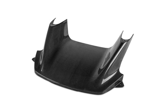 Ferrari SF90 Stradale & Spider 2021 2022 2023 2024 2025 with Aftermarket Parts - OEM 1:1 Style Replacement Front Center Intake Trim Pre-preg Carbon Fiber from Aero Republic