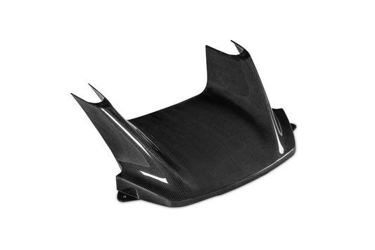 Ferrari SF90 Stradale & Spider 2021 2022 2023 2024 2025 with Aftermarket Parts - OEM 1:1 Style Replacement Front Center Intake Trim Pre-preg Carbon Fiber from Aero Republic