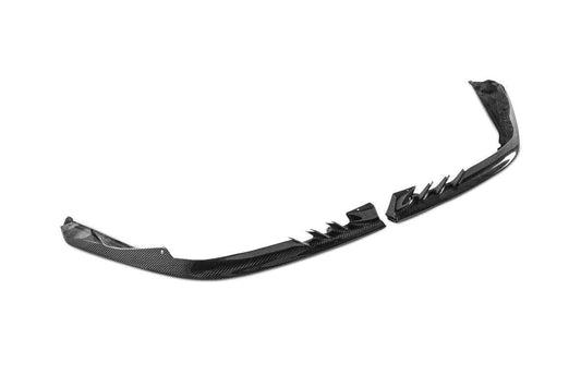 Ferrari SF90 Stradale & Spider 2021 2022 2023 2024 2025 with Aftermarket Parts - OEM 1:1 Style Replacement Front Lip Corners Pre-preg Carbon Fiber from Aero Republic