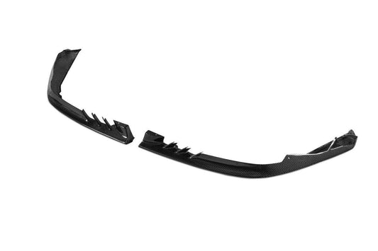 Ferrari SF90 Stradale & Spider 2021 2022 2023 2024 2025 with Aftermarket Parts - OEM 1:1 Style Replacement Front Lip Corners Pre-preg Carbon Fiber from Aero Republic