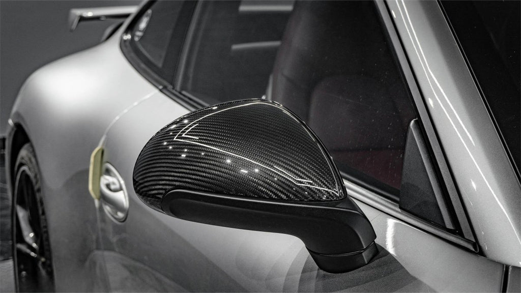 Porsche 992 Mirror Caps Cover - Carbon Fibre – Koshi Group Store