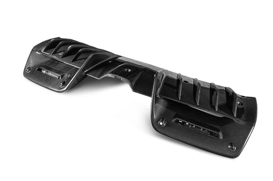 Ferrari SF90 Stradale & Spider 2021 2022 2023 2024 2025 with Aftermarket Parts - OEM 1:1 Style Replacement Rear Diffuser Pre-preg Carbon Fiber from Aero Republic