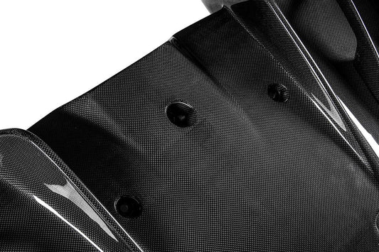 Ferrari SF90 Stradale & Spider 2021 2022 2023 2024 2025 with Aftermarket Parts - OEM 1:1 Style Replacement Rear Diffuser Pre-preg Carbon Fiber from Aero Republic