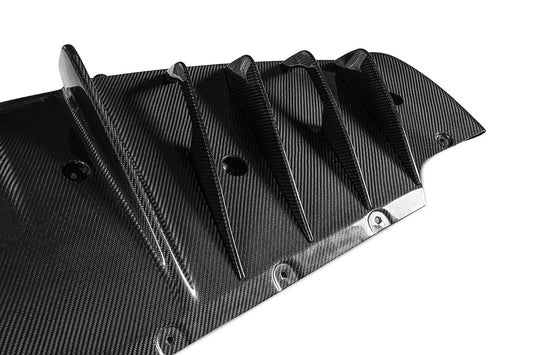 Ferrari SF90 Stradale & Spider 2021 2022 2023 2024 2025 with Aftermarket Parts - OEM 1:1 Style Replacement Rear Diffuser Pre-preg Carbon Fiber from Aero Republic